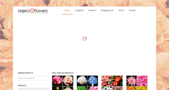 Desktop Screenshot of legacyflowers.net